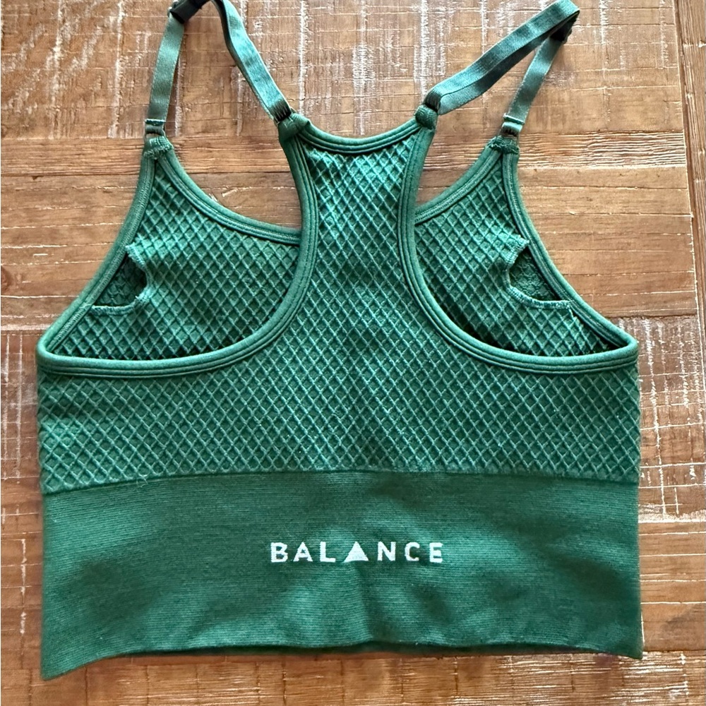 Green Sports Bra - Balance Athletica / Vitality
